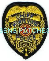 COLORADO,MONTE VISTA POLICE CHIEF BADGE PATCH 1_wm